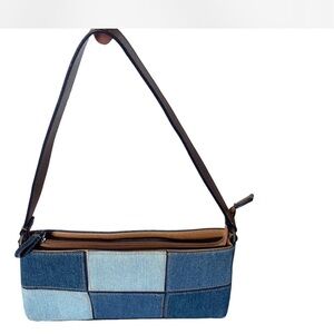 Y2K denim shoulder bag